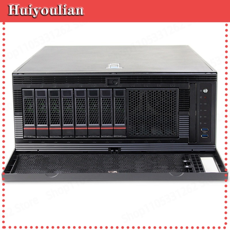 Server Gpu Chassis 4U - Chassis Server Tower 8049ETX-8 4U Convertibile