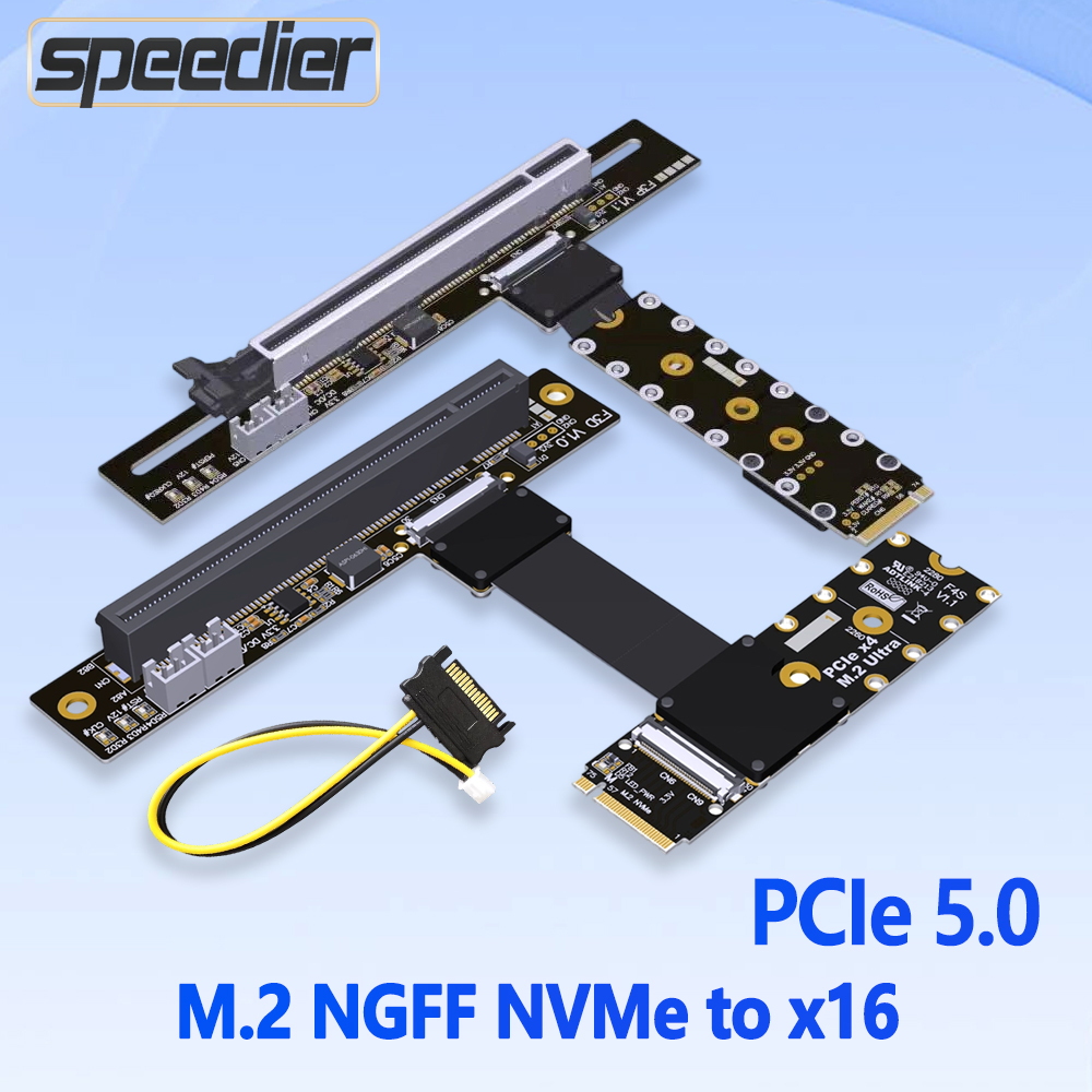 PCI-E 5.0 M.2 NGFF NVMe A X16  - Pcie 5.0 Gpu Riser Cable recensione e prezzo