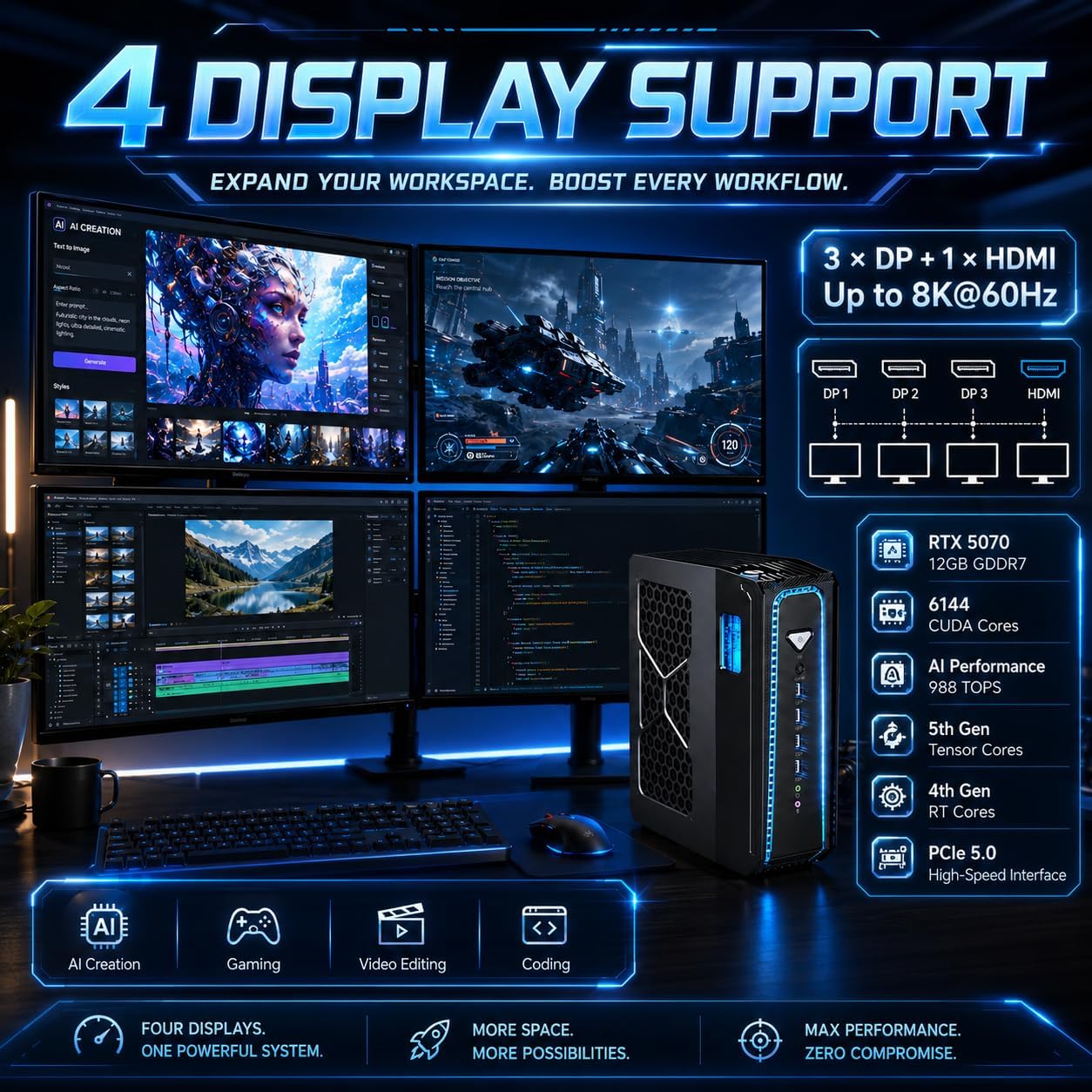 Mini PC Msecore con Raffreddam - Desktop Gaming Gpu 32Gb recensione e prezzo