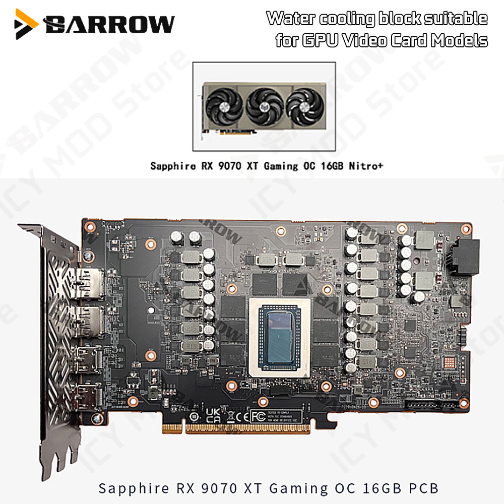 Barrow Scheda grafica Blocco d - Rx 9070 Xt recensione e prezzo