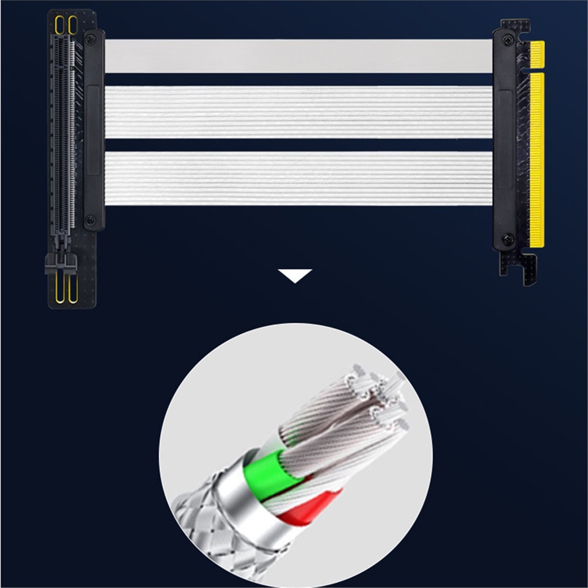 Cavo Riser PCIe 5.0 X16 per RT - Pcie 5.0 Gpu Riser Cable recensione e prezzo