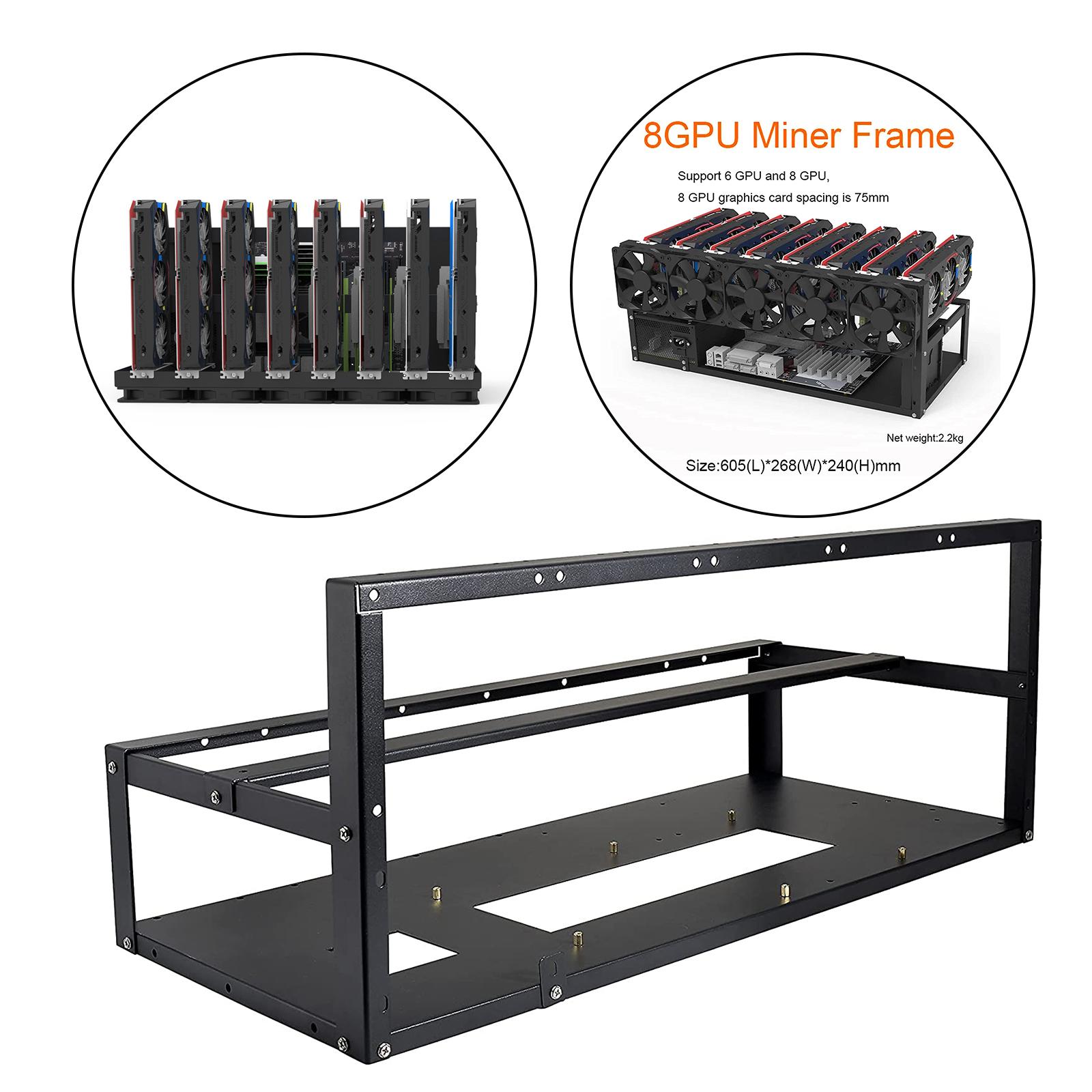 Telaio per Mining Rig con 6/8  - Gpu Mining Rig Frame 8 Gpu recensione e prezzo