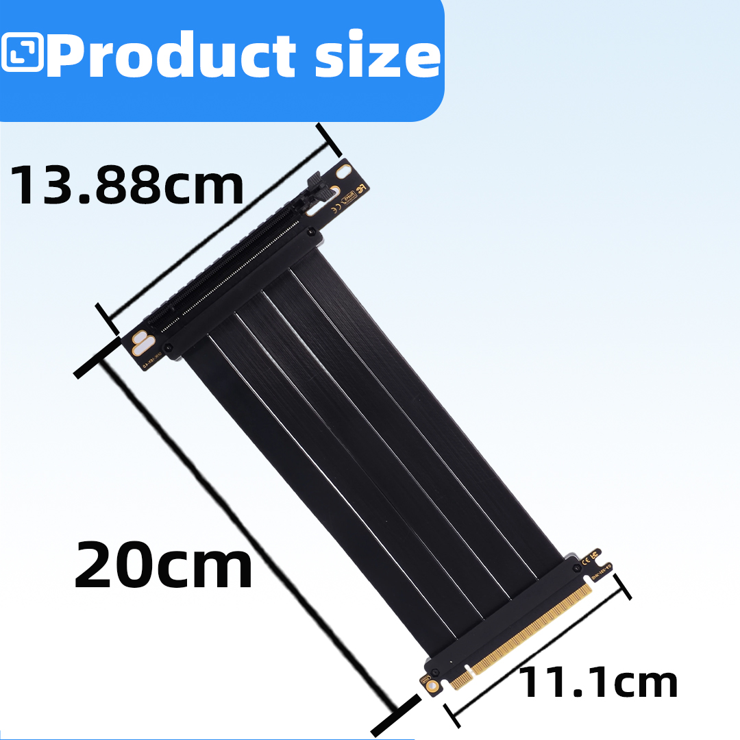 Cavo Adattatore Riser per Sche - Pcie 5.0 Gpu Riser Cable recensione e prezzo