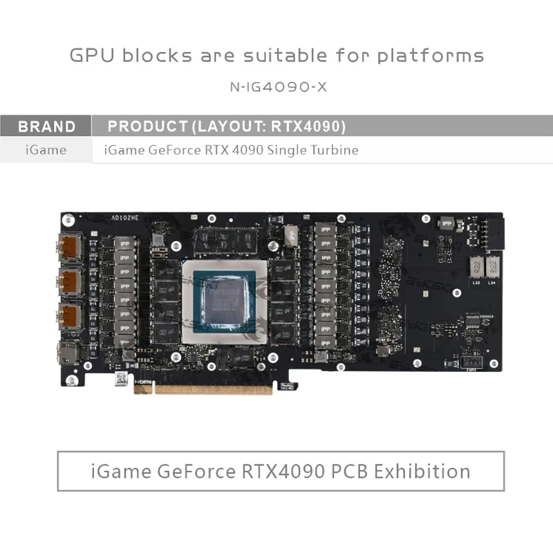 Bykski GPU Water Block per iGa - Rtx 4090 Water Block recensione e prezzo